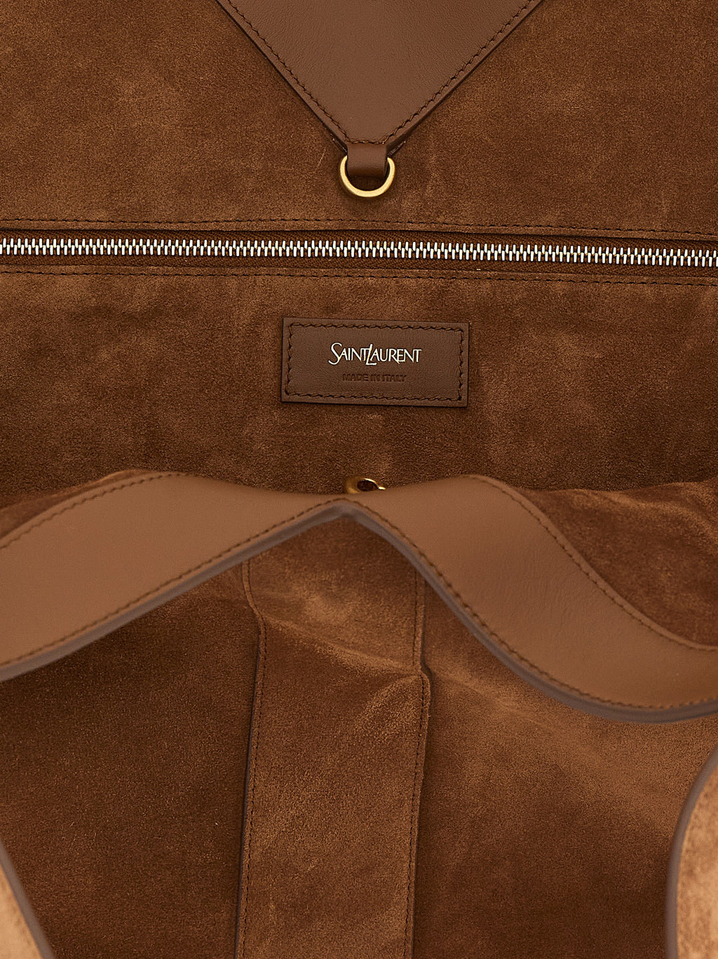 Brown Calfskin Tote Bag