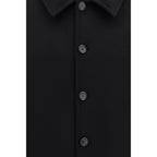 Black Wool Oves Aries Biker Jacket