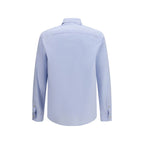 Blue Cotton Dress Shirt