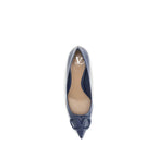 Blue Calf Leather Bos Taurus High Heel Pumps