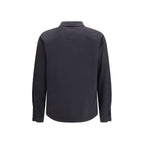 Black Polyamide Full-Length Jacket