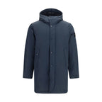 Blue Polyester Coat