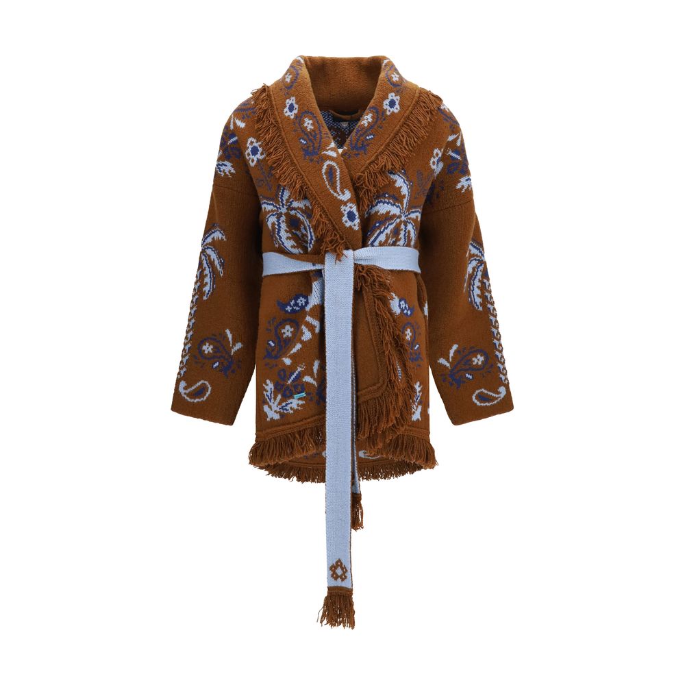 Brown Wool Oves Aries Cardigan