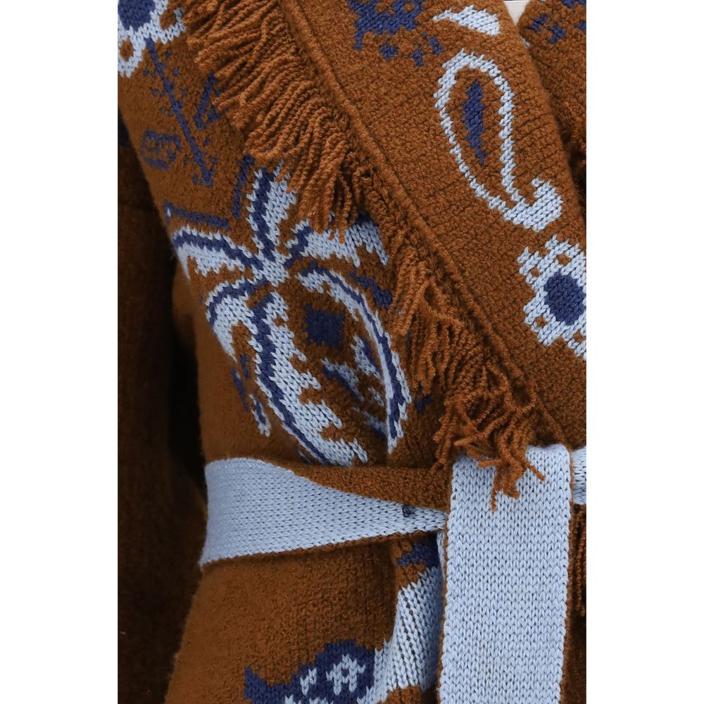 Brown Wool Oves Aries Cardigan