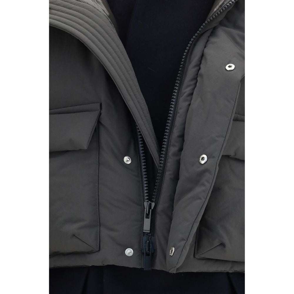 Multicolor Polyester Coat