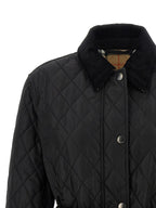 Black Polyamide Full-Length Jacket