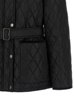 Black Polyamide Full-Length Jacket