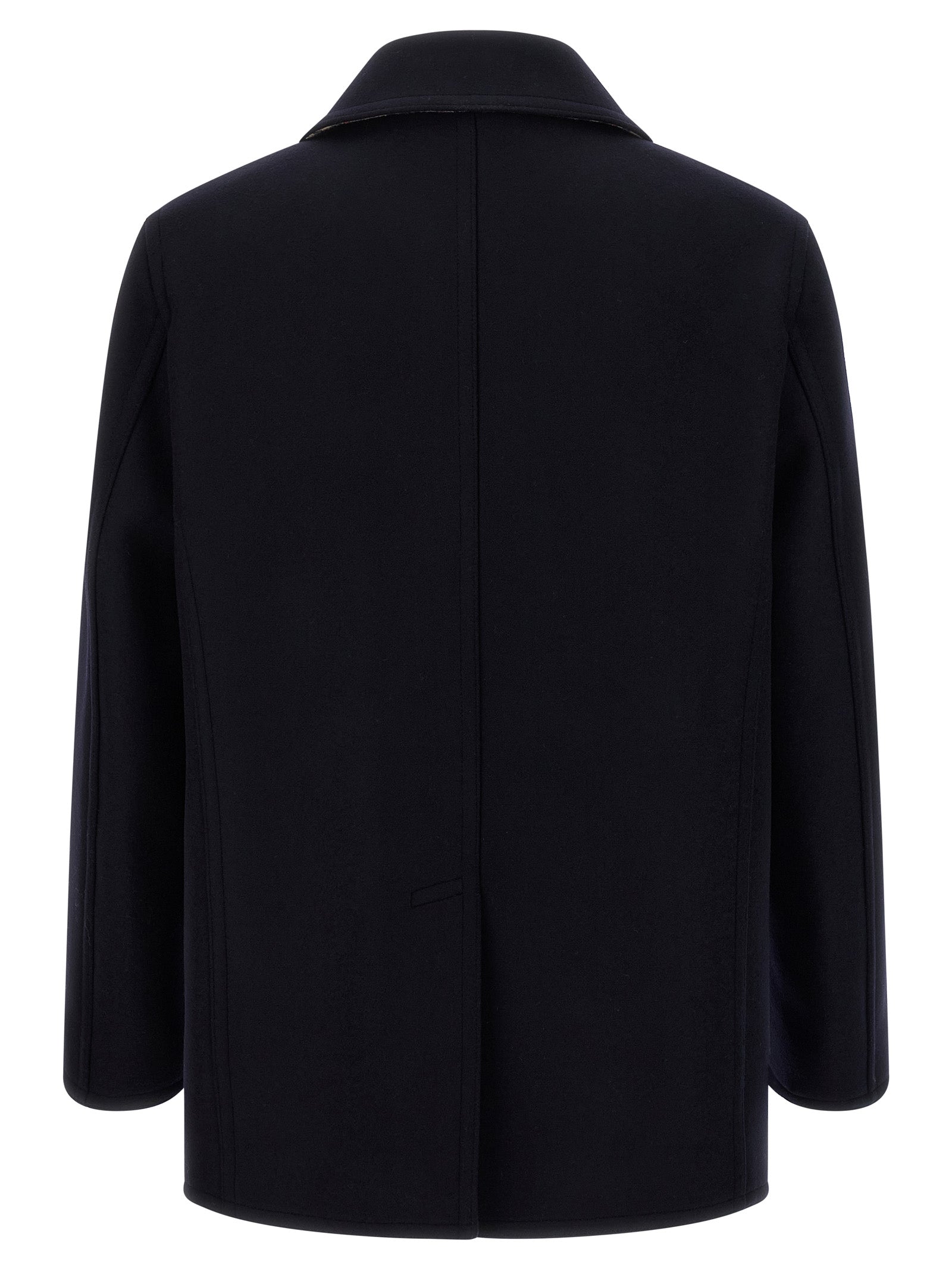 Blue Wool Coat