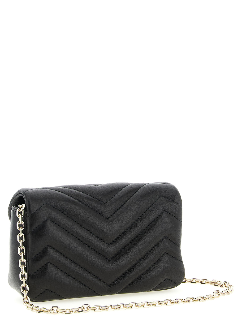 Black Lamb Leather Shoulder Bag