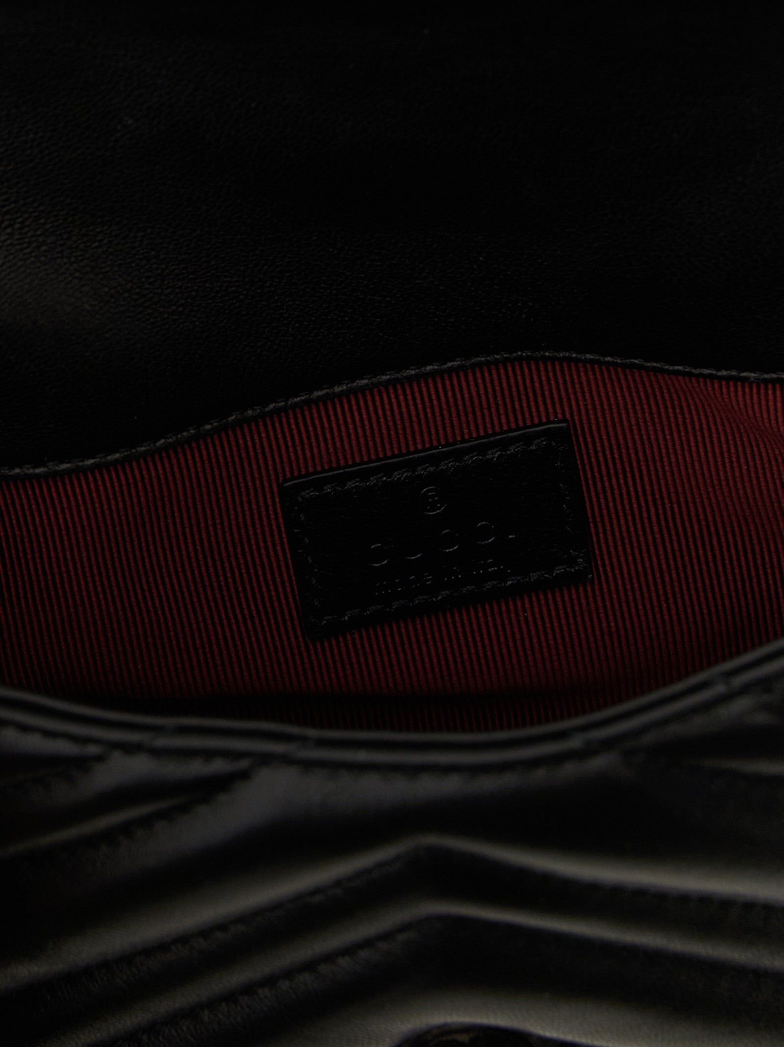 Black Lamb Leather Shoulder Bag