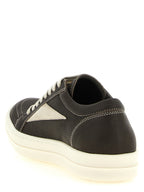 Brown Lamb Leather Low Top Sneakers