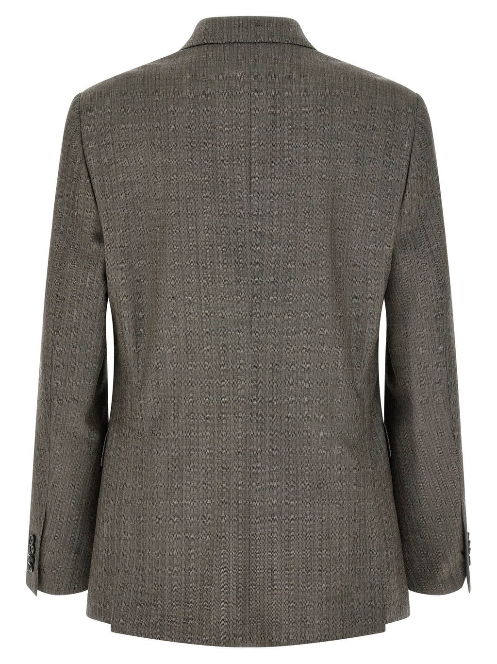 Gray Virgin Wool Two-Piece Suit