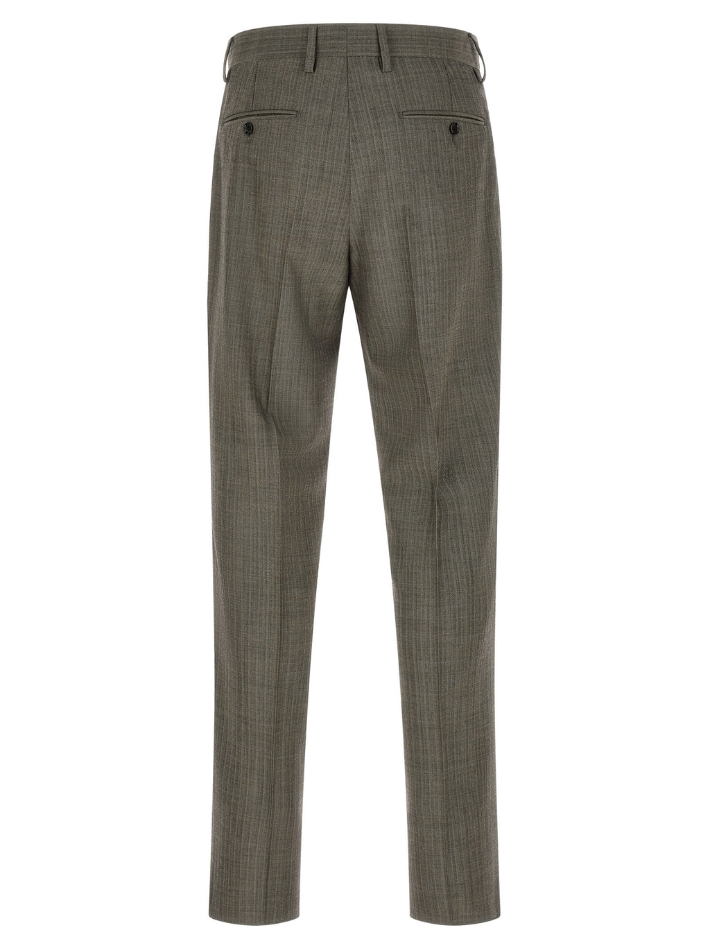 Gray Virgin Wool Two-Piece Suit