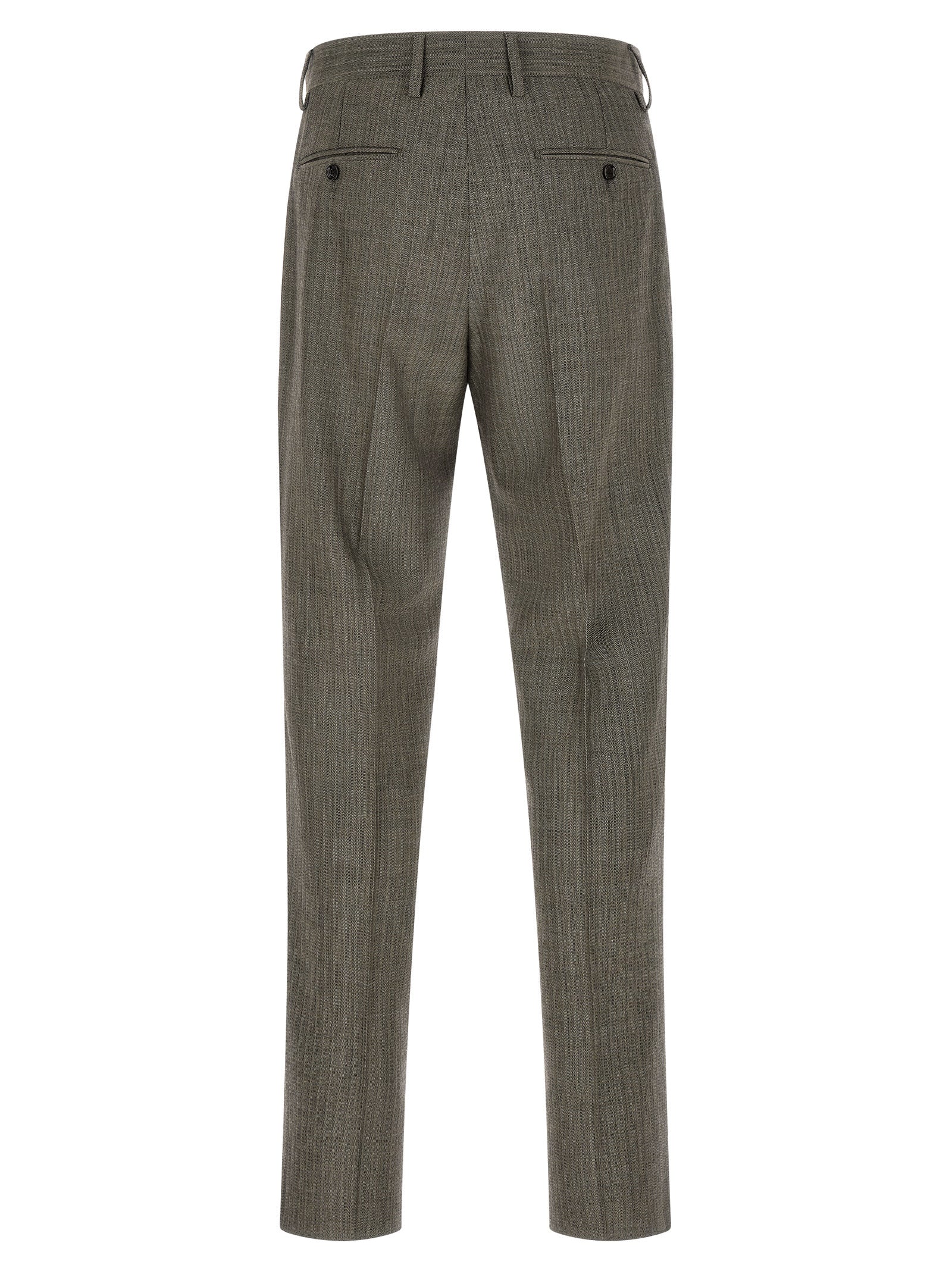 Gray Virgin Wool Two-Piece Suit
