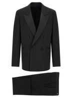 Black Virgin Wool Tuxedo