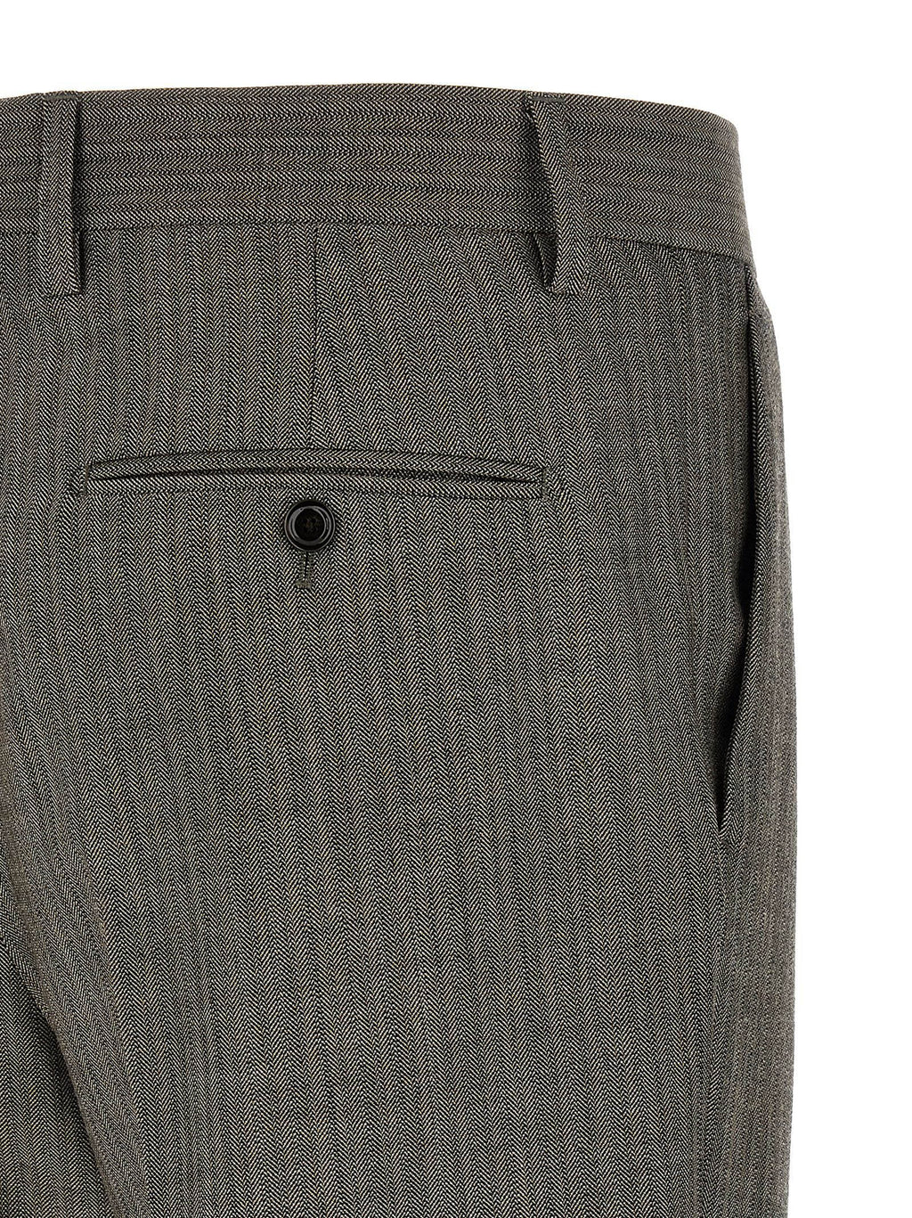 Gray Virgin Wool Two-Piece Suit