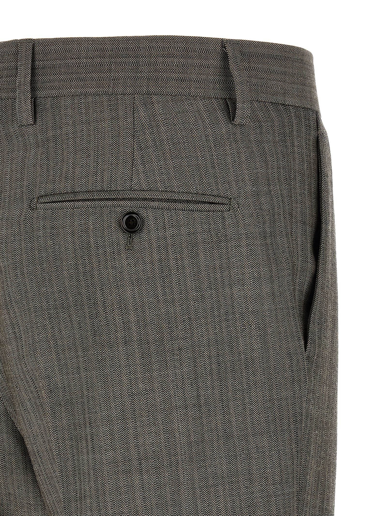 Gray Virgin Wool Two-Piece Suit