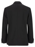 Black Virgin Wool Tuxedo