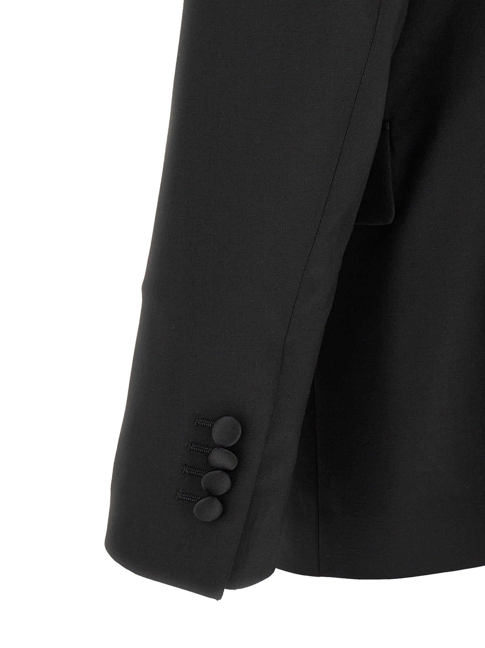 Black Virgin Wool Tuxedo