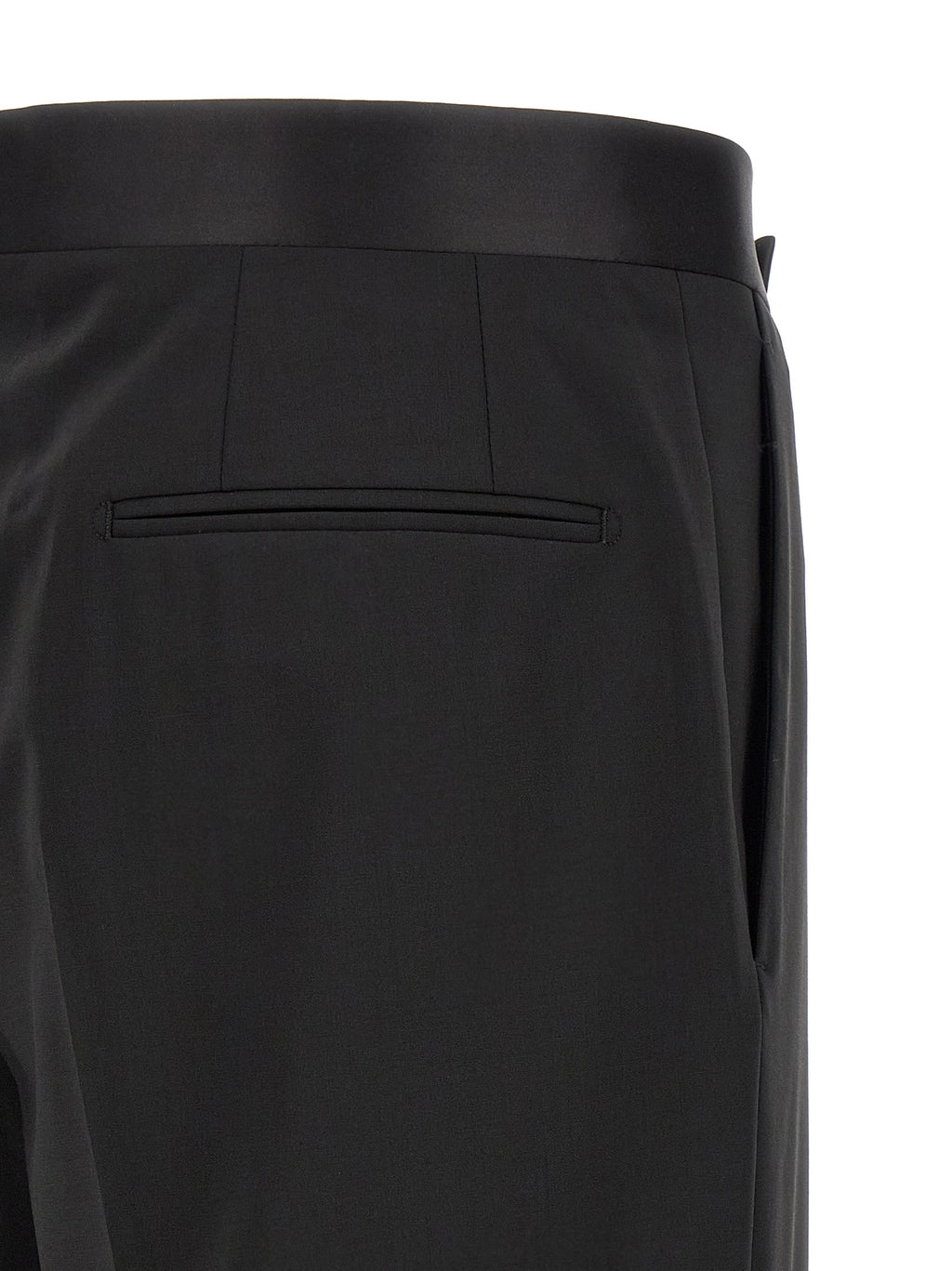 Black Virgin Wool Tuxedo