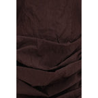 Brown Cotton Casual Dress