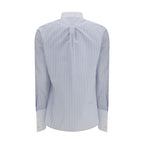 Blue Cotton Pattern Shirt