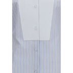 Blue Cotton Pattern Shirt