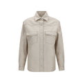 Beige Denim Shirt