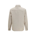 Beige Denim Shirt