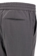 Gray Wool Casual Pants