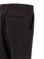 Brown Wool Casual Pants