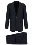 Blue Wool Two-Piece Suit