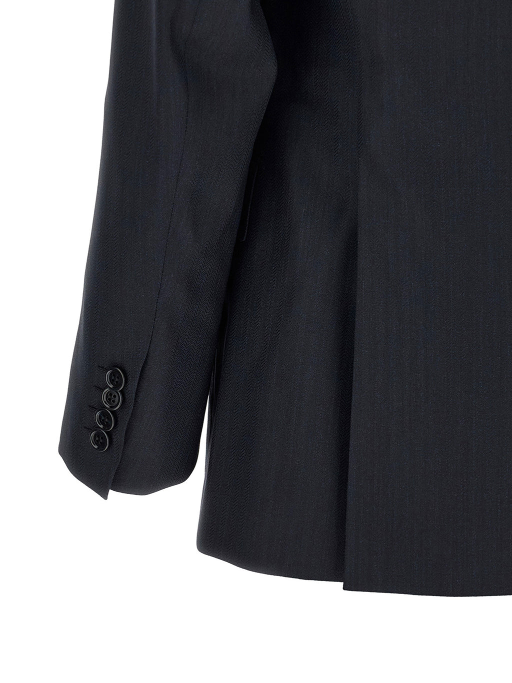 Blue Wool Two-Piece Suit