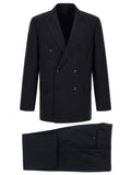 Blue Wool Two-Piece Suit