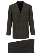 Brown Wool Two-Piece Suit