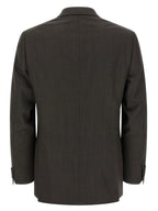 Brown Wool Two-Piece Suit