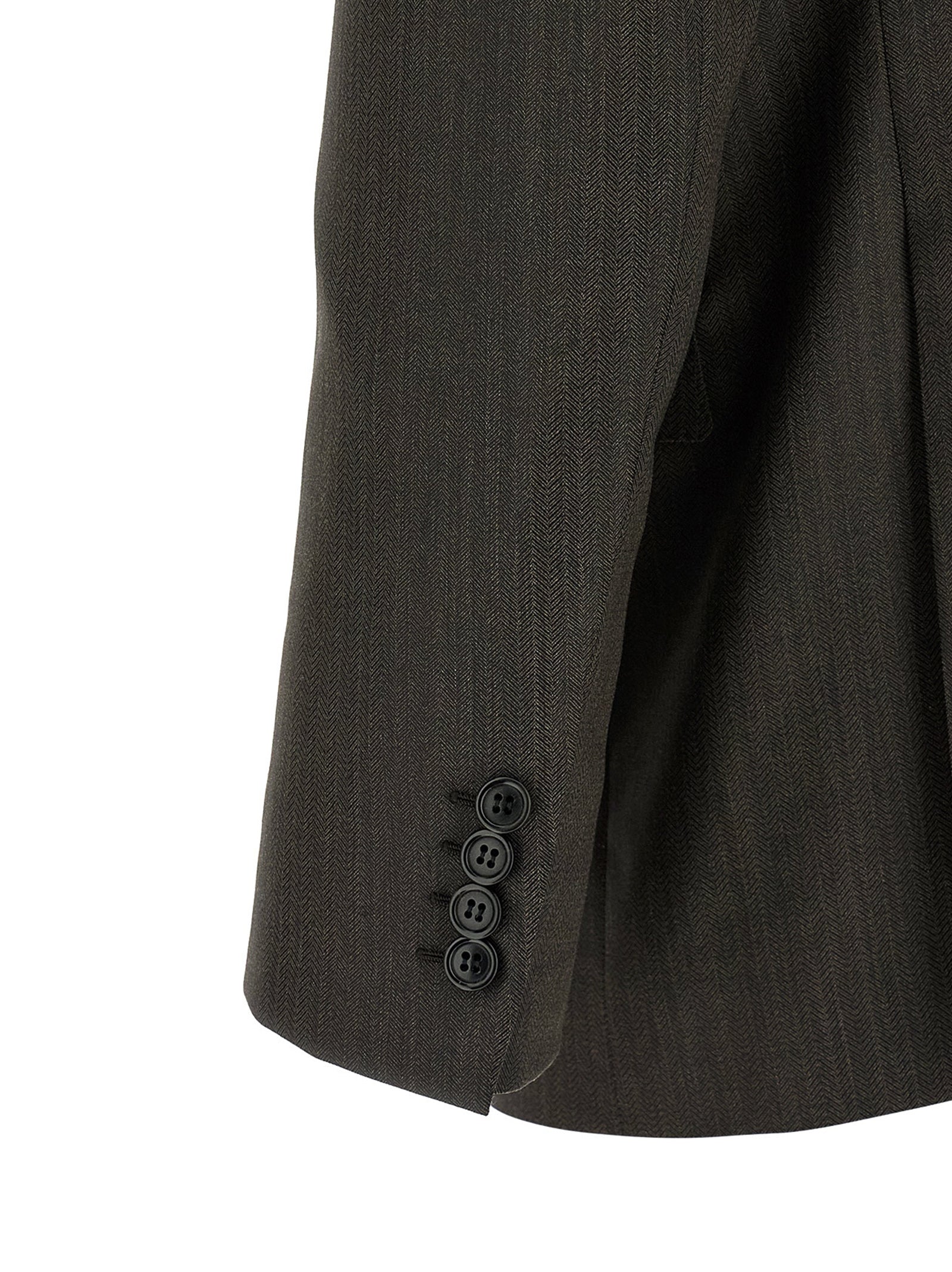 Brown Wool Two-Piece Suit
