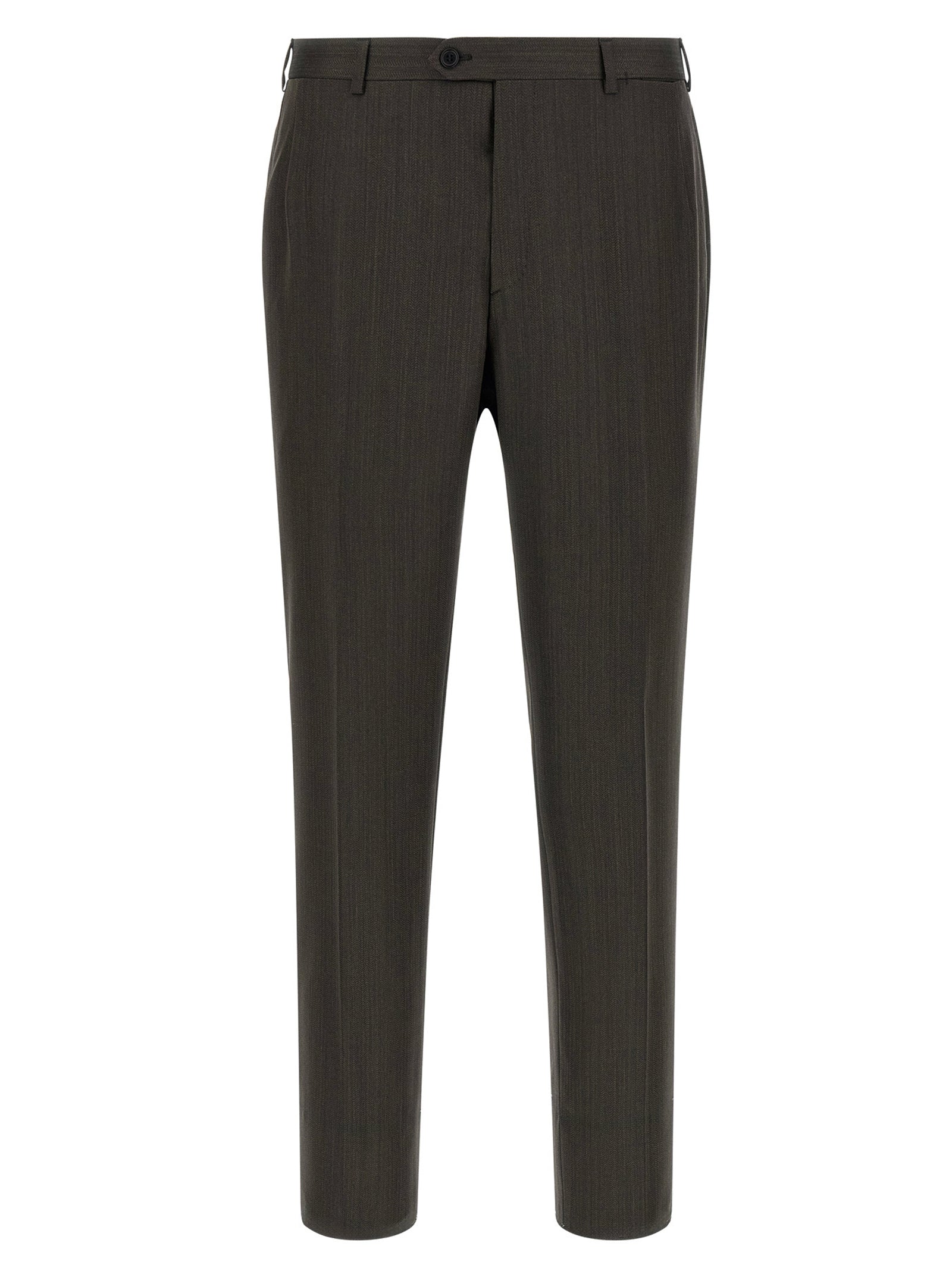 Brown Wool Two-Piece Suit