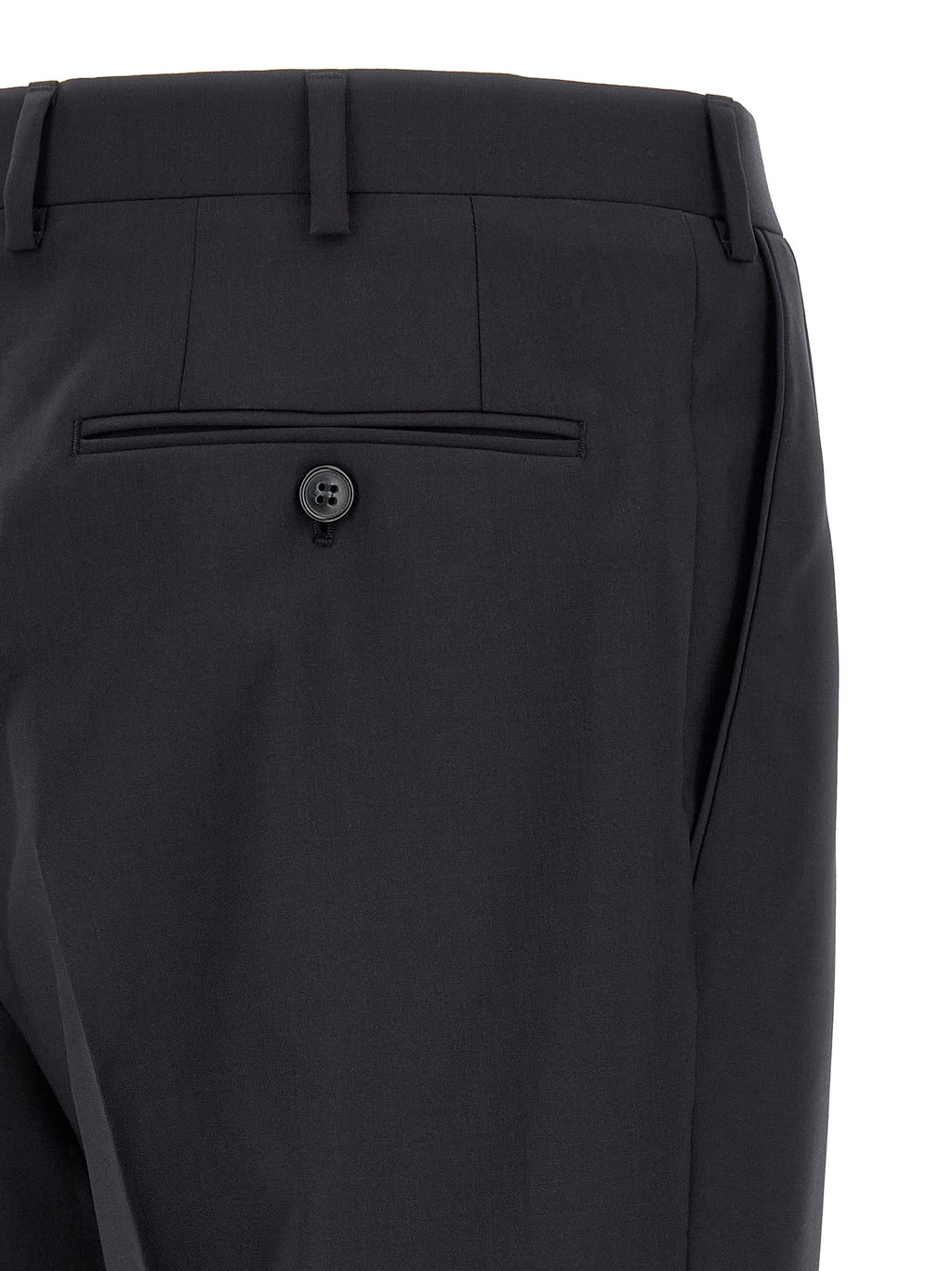 Blue Wool Two-Piece Suit