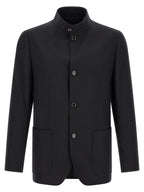 Black Virgin Wool Blazer