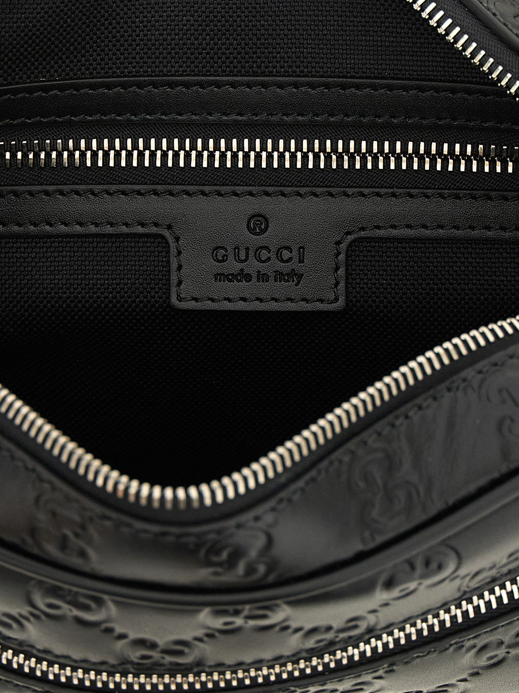 Black Calfskin Crossbody Bag
