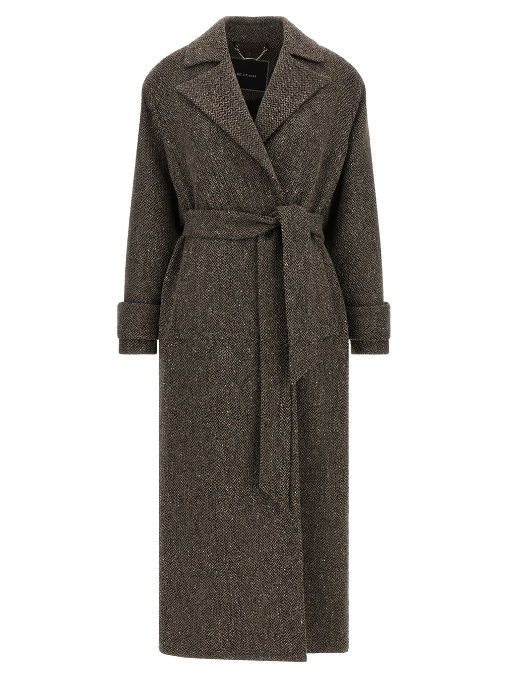 Brown Virgin Wool Coat