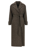Brown Virgin Wool Coat