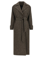 Brown Virgin Wool Coat