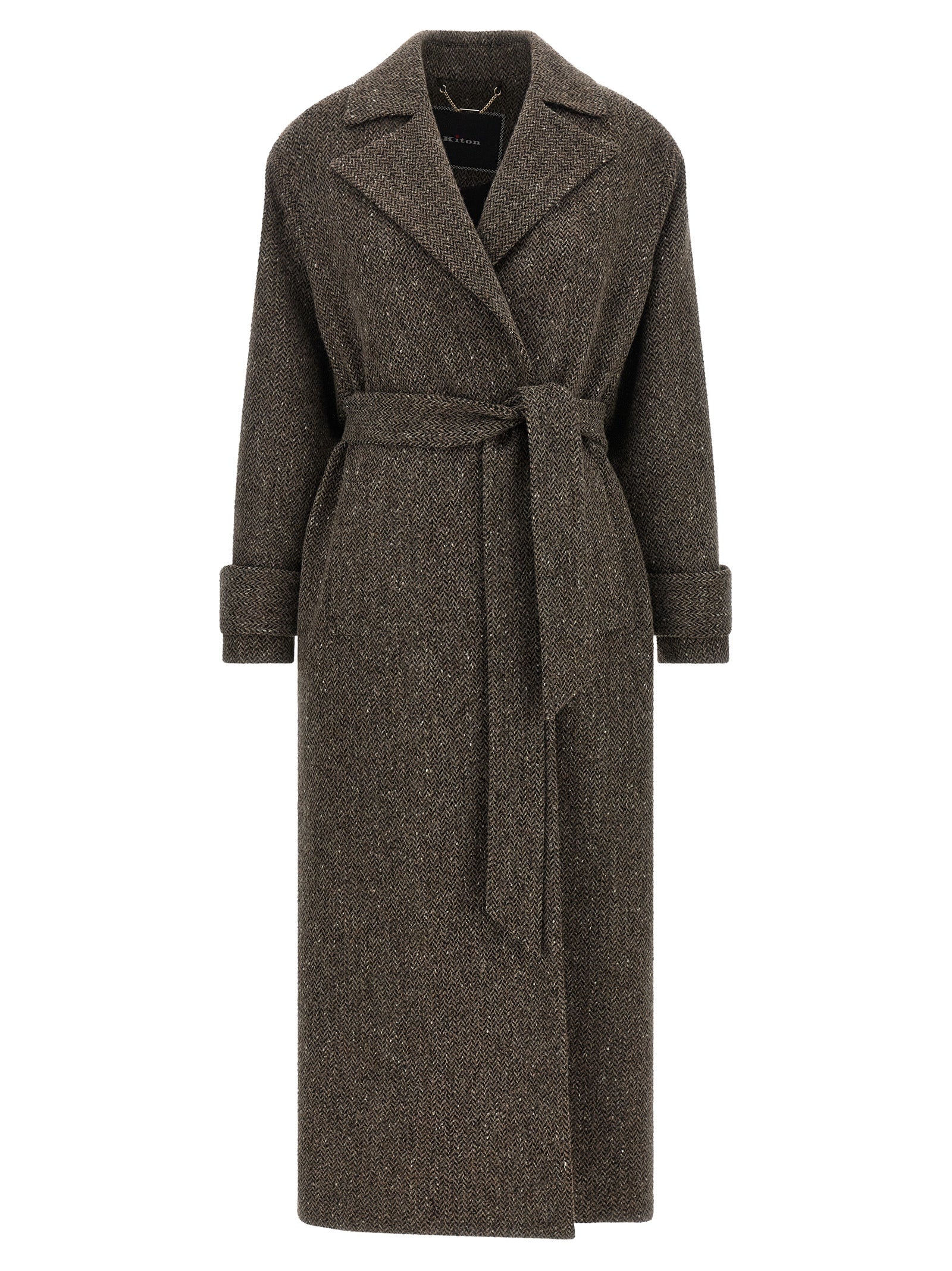 Brown Virgin Wool Coat