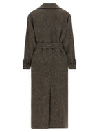 Brown Virgin Wool Coat