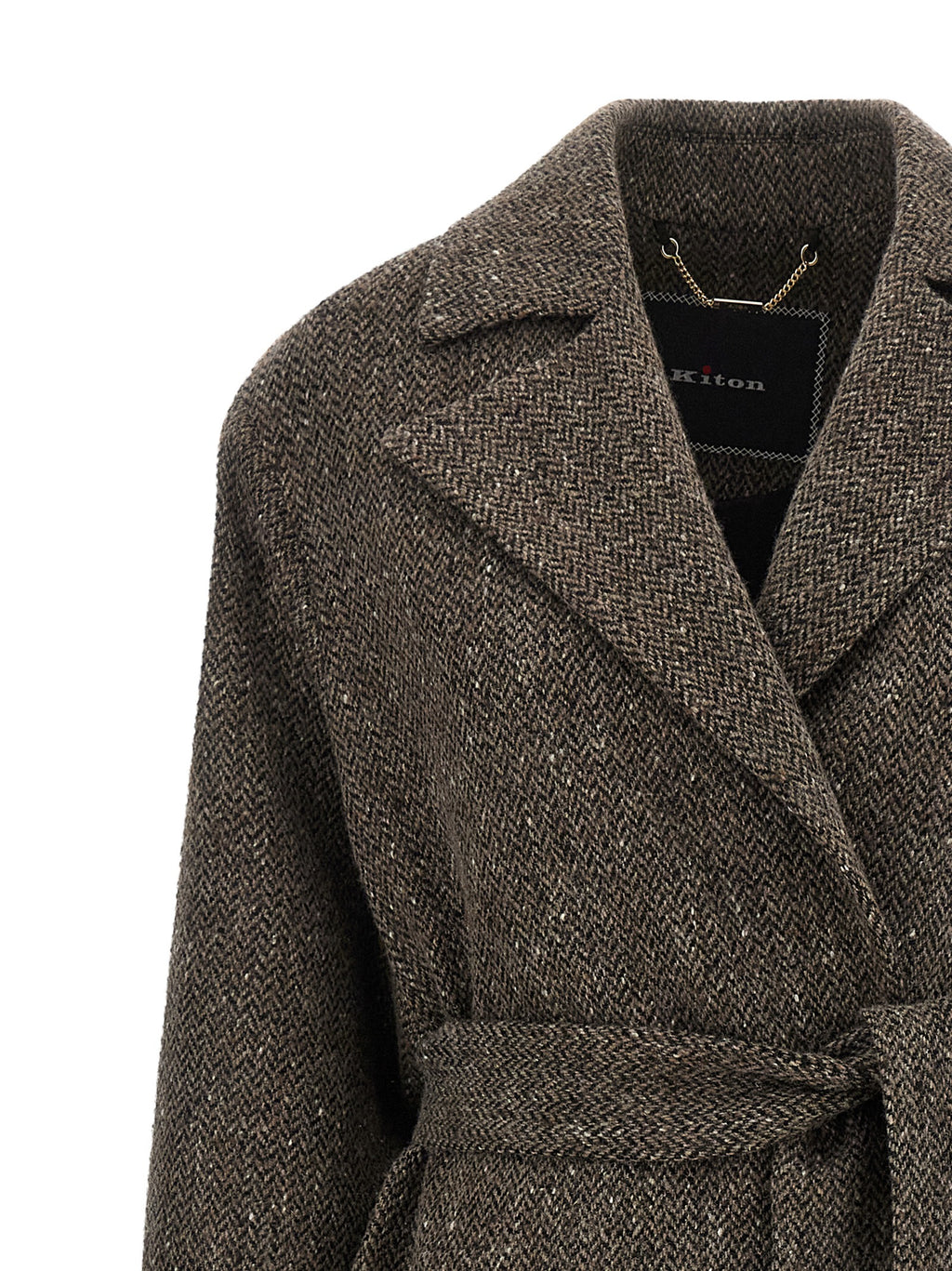 Brown Virgin Wool Coat
