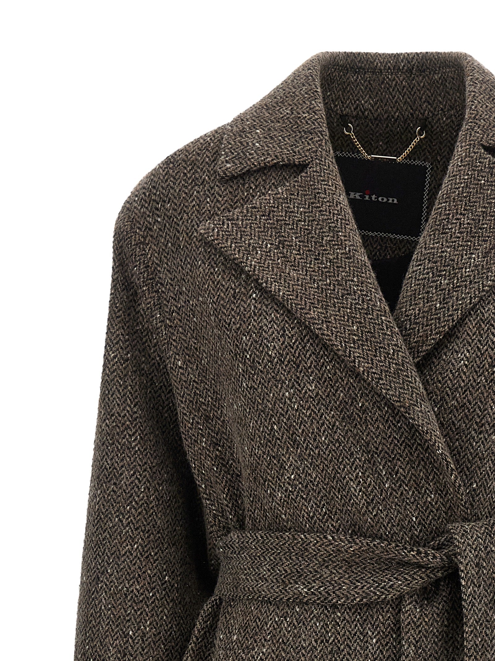 Brown Virgin Wool Coat