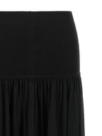 Black Lyocell Mini Skirt