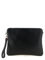 Black Calfskin Crossbody Bag